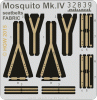 Eduard 32839 Mosquito Mk. IV seatbelts FABRIC 1/32 HK Models